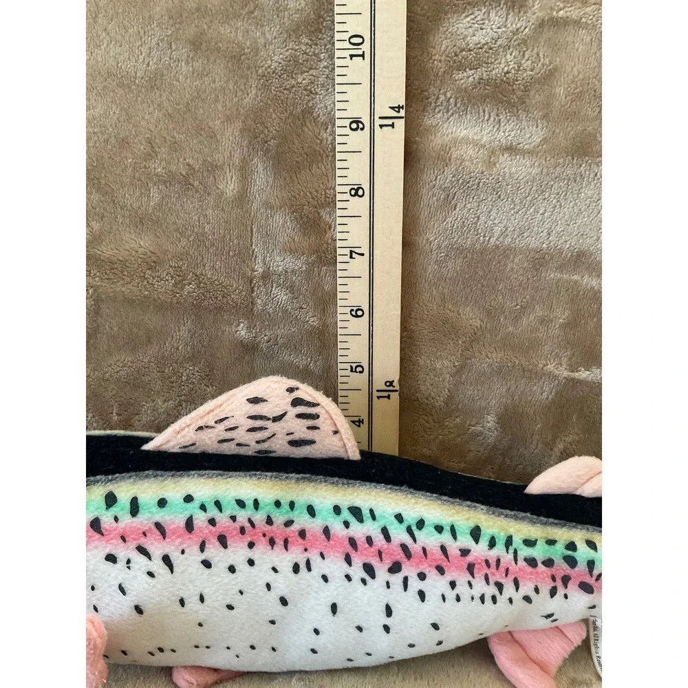 Cabin Critters Rainbow Trout Plush Stuffed Animal Fish Toy 17 Inch Realistic